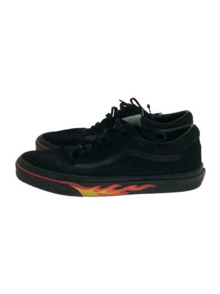 vans black flame wall