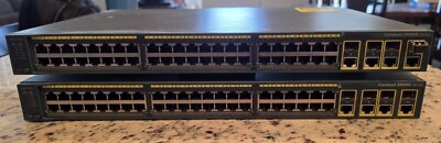 Two Cisco Catalyst 2960 (WS-C2960G-48TC-L) Switch + one SFP module