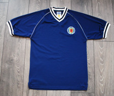 SCOTLAND 1982 HOME FOOTBALL SHIRT RETRO SCORE DRAW SOCCER JERSEY SIZE SMALL MENS