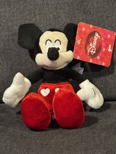 NEW Disney Walgreens Mickey Mouse Plush Toy 9  Hearts Valentine's Day NWT