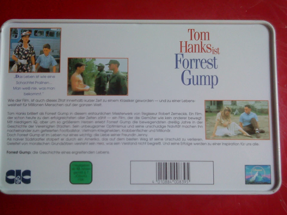 VHS: FORREST GUMP collectors box - limited edition ( VHS PAL german ) - Bild 2 von 3