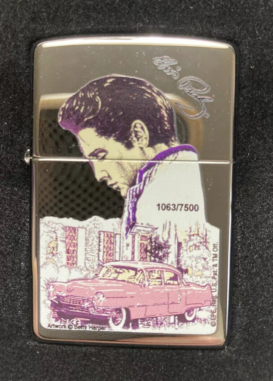 #1063/7500~2009 ELVIS PRESLEY PINK CADILLAC LIMITED EDITION ZIPPO LIGHTER NEW