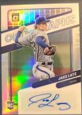 2022 Panini Donruss Optic Baseball ⚾️ Opti-Graph Jake Latz Auto OG- MINT🔥