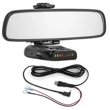 Mirror Mount + DC Direct Wire Uniden Radar Detector DFR1 DFR3 DFR5 LRD450 LRD550