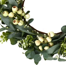 Eucalyptus Wreaths for Front Door 20 Inch Green Home Decor for Wall Porch Win...