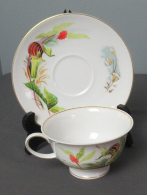 Rosenthal Tea Cup & Saucer - Classic Rose - Germany - Danbury Mint - 6  143