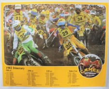AFFICHE POSTER MOTO CROSS 1982