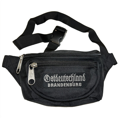 Bauchtasche Ostdeutschland Brandenburg schwarz Gürteltasche Hüfttasche DDR Osten