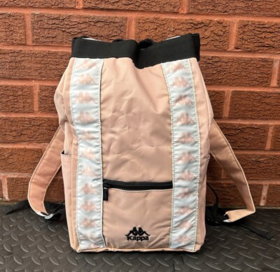 Kappa Backpack Rucksack Pink Vintage Y2K Good Condition