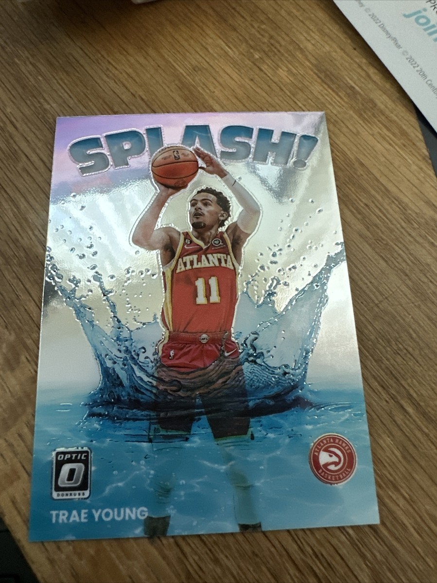 2022-23 Panini Donruss Optic Trae Young SPLASH! #9 Atlanta Hawks