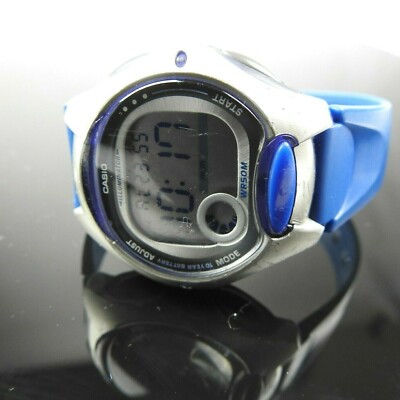 Casio Women's Black Resin Watch Alarm WR 50m LW-200