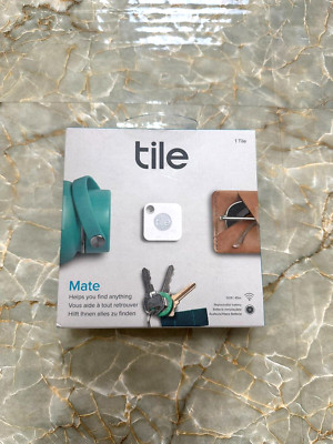 1 Tile Mate Item Tracker White Gray RT-13001 T5001 Sealed!