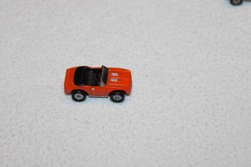 3 Galoob Micro Machines chrome Ferrari & 2 orange 1968 Camaro convertibles lot