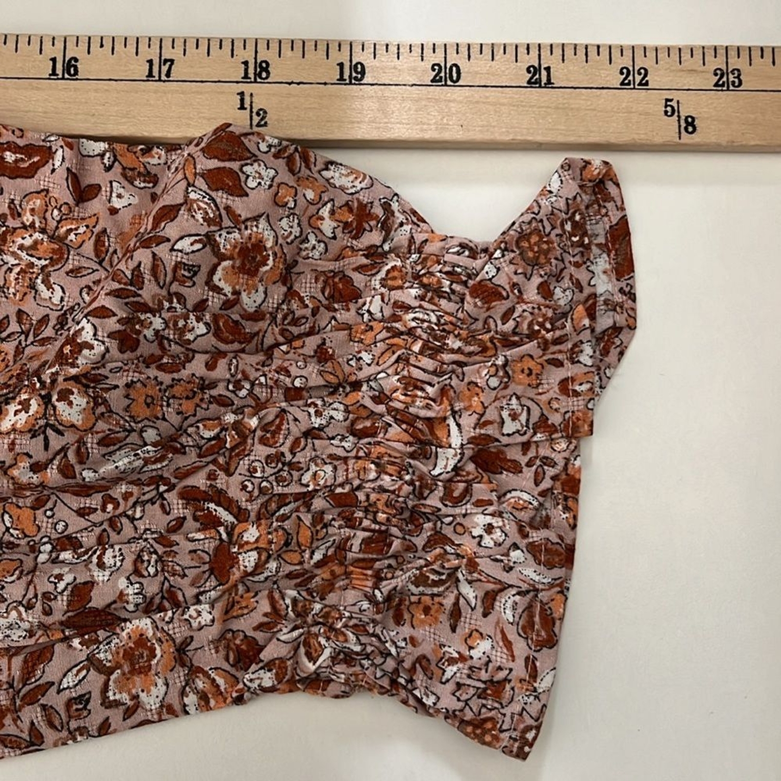Universal Thread too Boho Brown Orange Floral But… - image 6