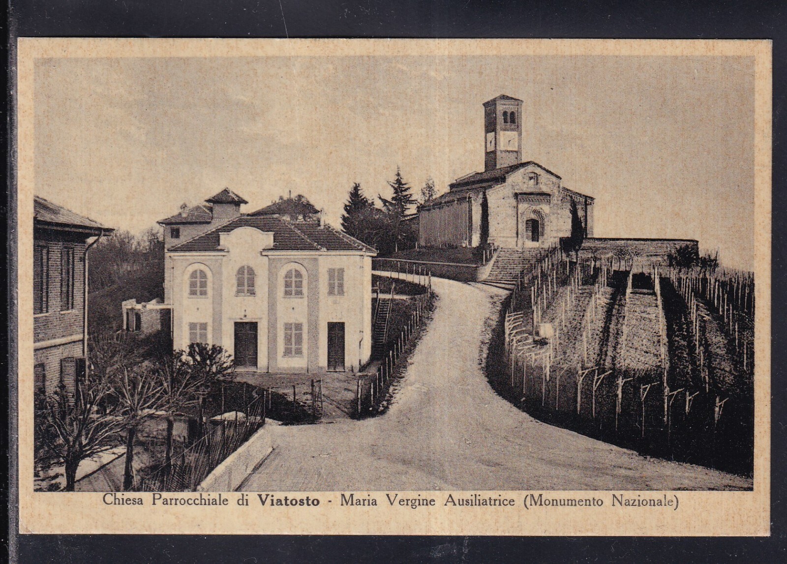 Cartolina Chiesa Parrocchiale di Viatosto Maria Vergine Ausiliatrice AE579