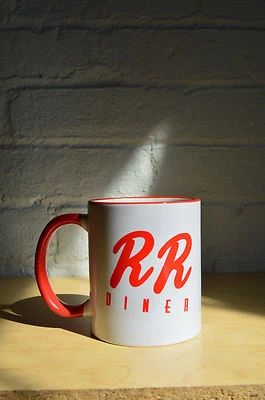 Double R Diner Coffee Mug RR Inspired by Twin Peaks Damn Fine Cup of Coffee