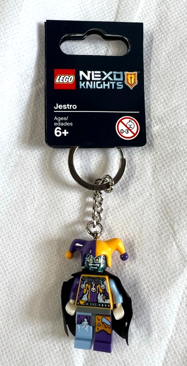 Lego Jestro Minifigure Keychain 853683 Jestro (Nexo Knights) - Brand New