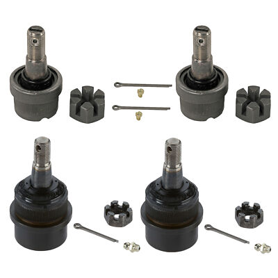 Moog Front 2 Upper and 2 Lower Suspension Ball Joints Kit for Jeep