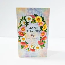MANY THANKS by Lisa Palas - 1990 Peter Pauper Press HCDJ