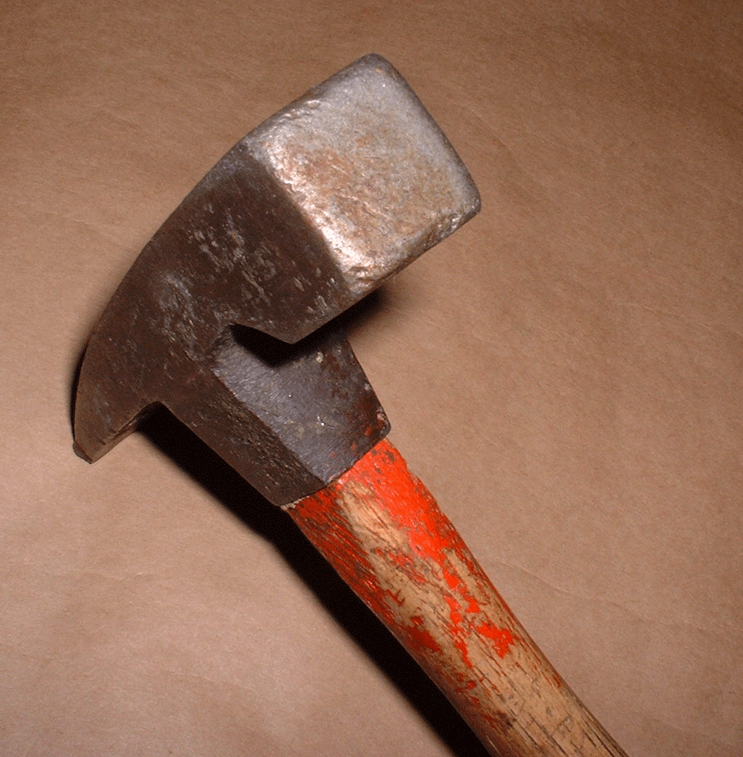 Brick Mason Hammer with a Wood Handle eBay