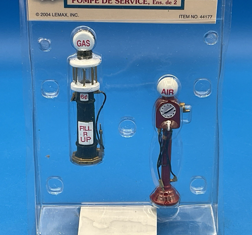 LEMAX Village Collection Service Pumps 44177 Set Of 2 2004 NEW Free Shipping! - Picture 2 of 5