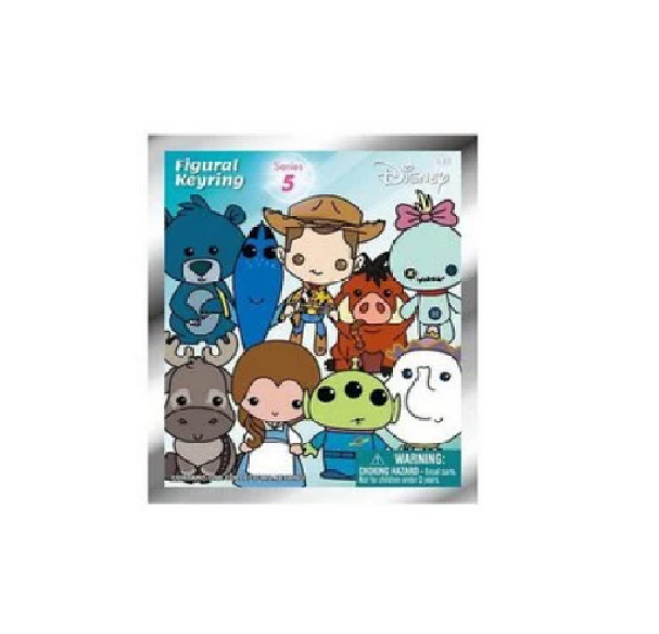 Brand New Walt Disney Figural 3-D Keyring Keychain Blind Bag