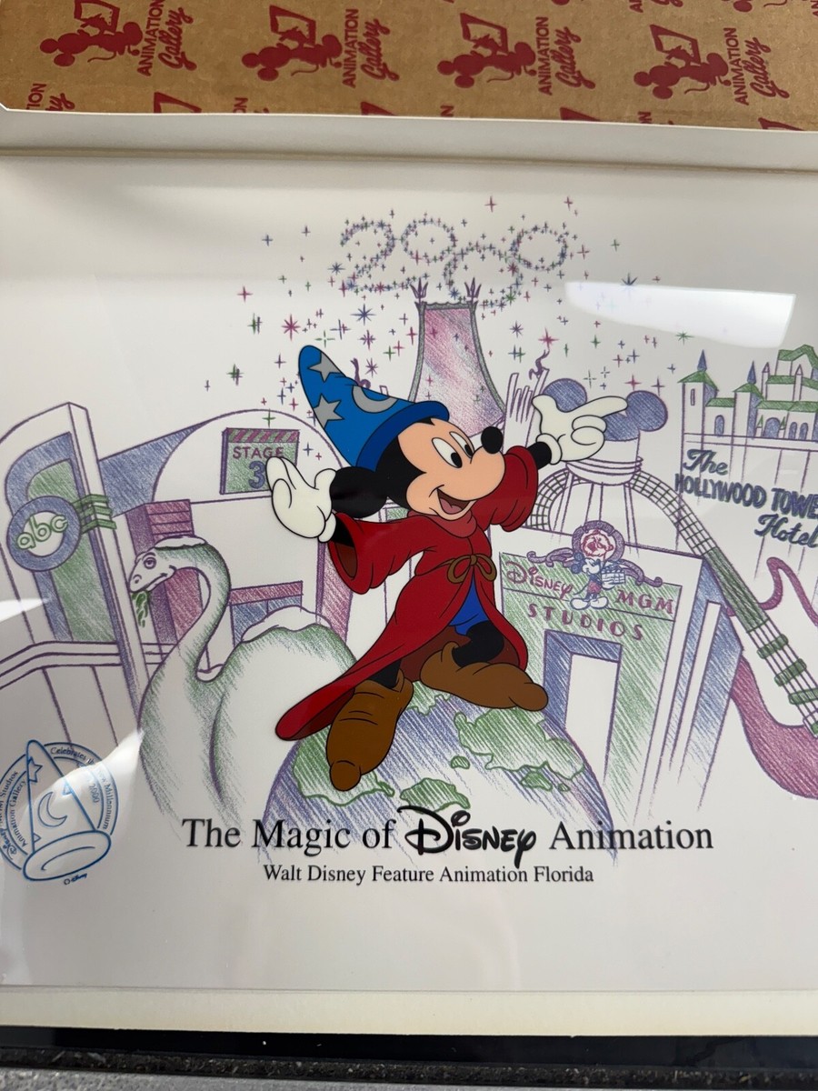 Disney Hand Painted Cel Millennium Magic LE Ink & Paint Department