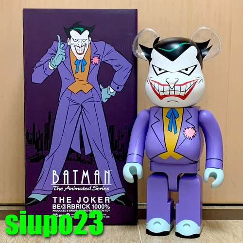 Medicom 1000 % Bearbrick ~ Joker Be@rbrick Batman la série animée voir - Photo 1 sur 4