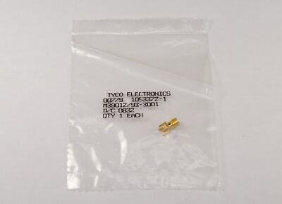 M39012/93-3001 Tyco SMA Female Connector Vertical Receptacle Gold TH PCB