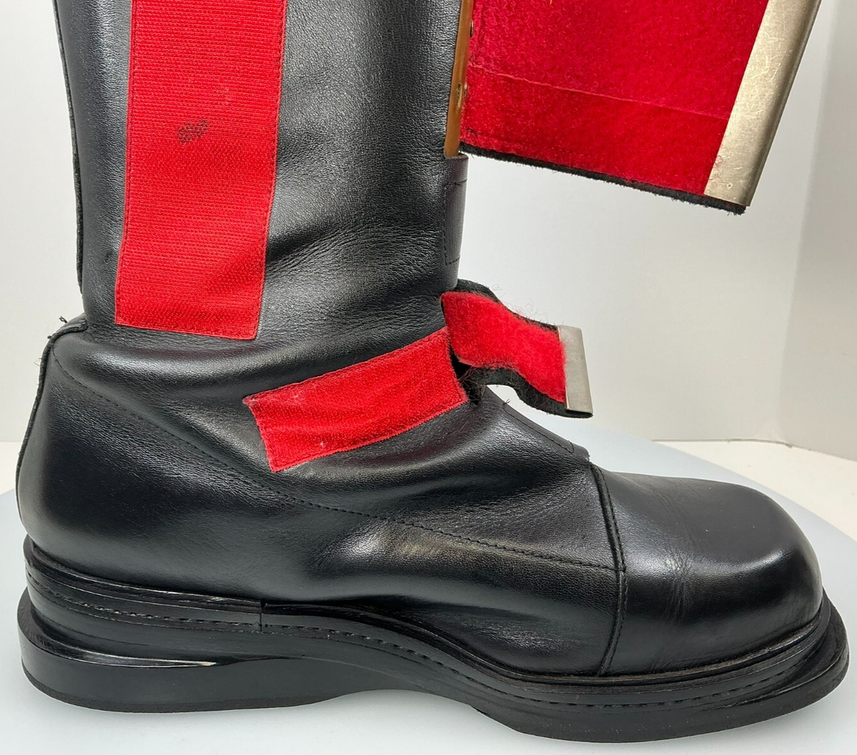 RARE VINTAGE 90'S DIRK BIKKEMBERGS BLACK/RED LEATHER ASTRO BOOTS