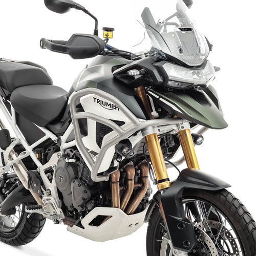 Set Defensas arriba + bolsas para Triumph Tiger 1200 GT / Pro 22-24 TG2 plata - Imagen 12 de 12