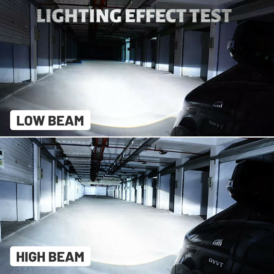 2x 9005 HB3 LED Headlight White Bulbs High Beam Kit Super Bright 10000K 12000LM