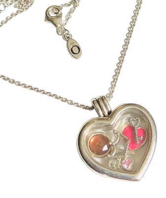 Pandora floating best sale heart locket charm