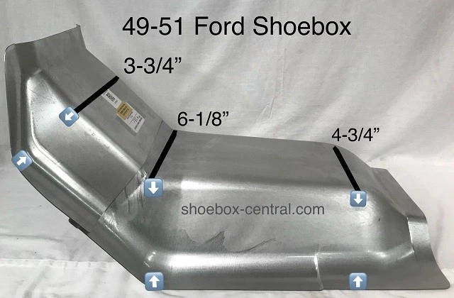 Cubierta de joroba de transmisión de gran tamaño Ford Car 1949 1950 1951 Foto 4 de 4