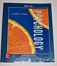 SCIENCE OF PSYCOLOGY By Laura A. King  + ACCESS CODE Very Good HVCC PSYC 100