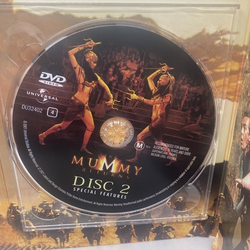 The Mummy Ultimate Edition Plus The Mummy Returns DVD Region 4 Free Postage - Picture 7 of 8