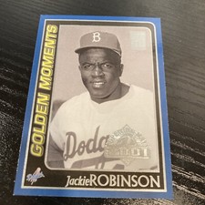 Jackie Robinson 2001 Topps Golden Moments. Opening Day Silver #161. Brooklyn
