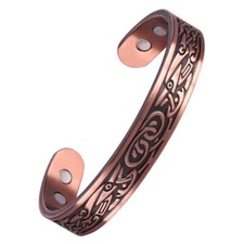 Magnetic Therapy Pure Solid Copper Adjustable Bracelet