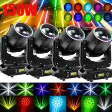 200W LED Moving Head Light RGBW Gobo Zoom Spot DMX Stage Lighting DJ Disco Bar