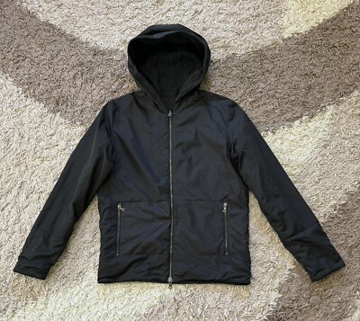 Prada Reversible Nylon Wool Jacket