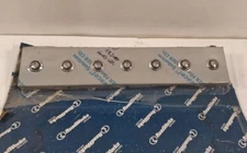 Roadworks N42306BC (1 panel) 304 S.S. Front Air Cleaner Panel w/ 7 - 3/4 in. But