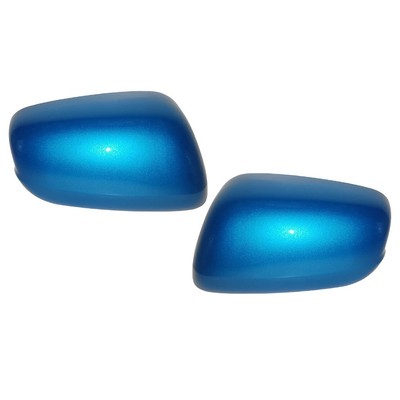 Blue Wing Mirror Cover Caps Fit For Honda Fit Jazz 2009-2013