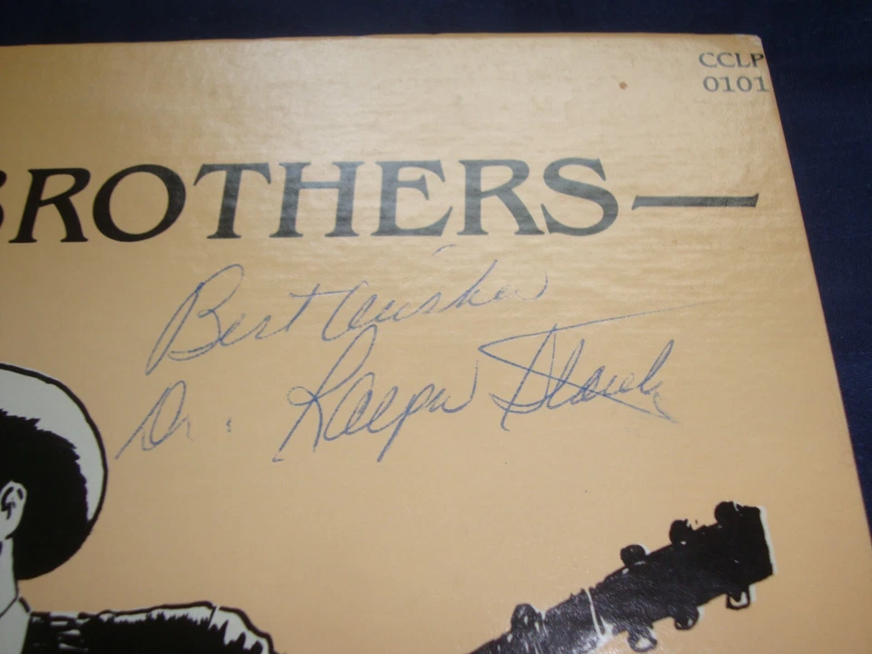The Stanley Brothers Shadows of The Past LP Signed Dr. Ralph Stanley Foto 3 de 3