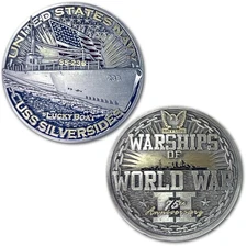 USS Silversides SS-236 Submarine Warships of World War 2 Collectible Coin