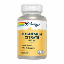 Magnesium Citrate 90 Caps 400 mg by Solaray