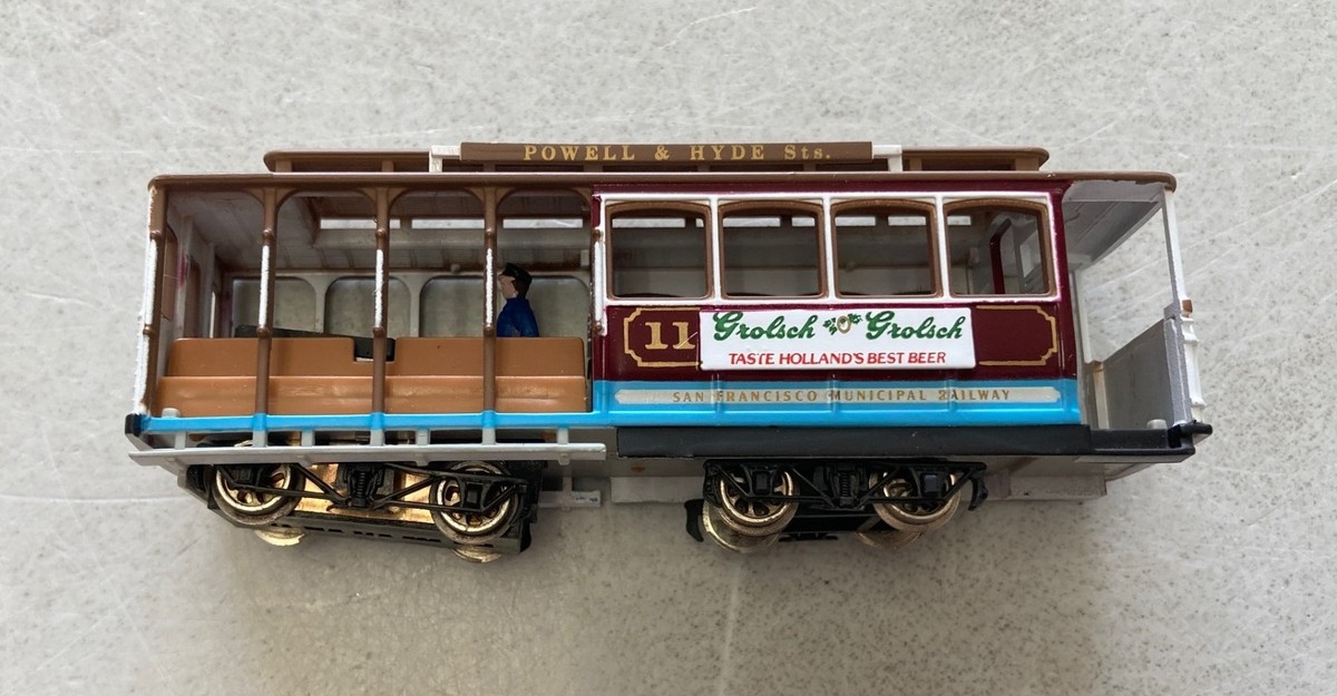 Bachmann Traccia HO - Tram Cable Car Powell & Hyde Streets - Modellino Ferroviario Con Motore - Scala HO, Corrente Continua - 5