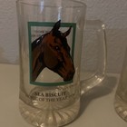 Two Sea Biscuit Horse Of The Year 1938 Mugs Used No Chips — photo 3