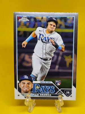 2023 Topps Chrome - Jonathan Aranda #18 (RC) Tampa Bay Rays