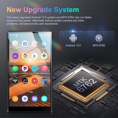 Oilsky M501 Pro Mp3 player 1080P Android 13.0 4.7-inch 96GB (64GB+