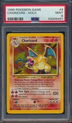 1999 Pokemon Game Charizard #4 Holo PSA 9 Mint | eBay